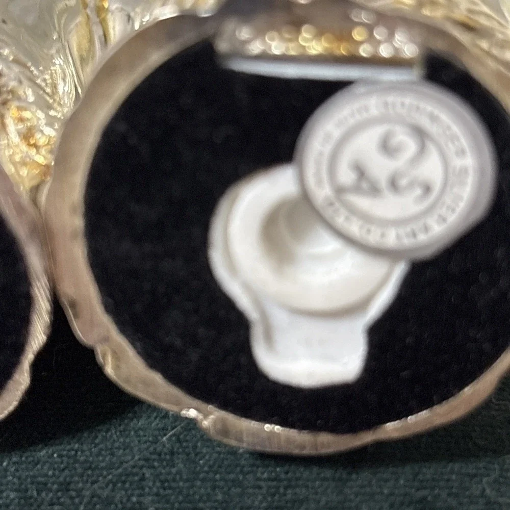 Silver Treasures By Godinger Santa Claus Salt‎ & Pepper Set W/Original Box